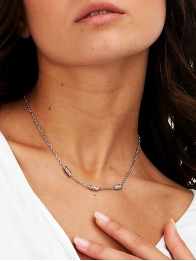 TORCHON Collana 3 torchon ACCIAIO - Collane