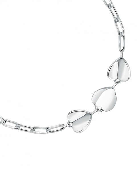 TALISMANI Braccialetto con 3 cuoricini ACCIAIO - Bracciali Donna