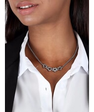 MORELLATO BAGLIORI Collana gircollo 4 cuori ACCIAIO - Collane - 3