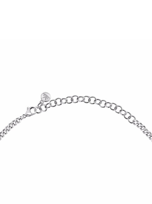 COLORI Collana con zirconi ACCIAIO - Collane