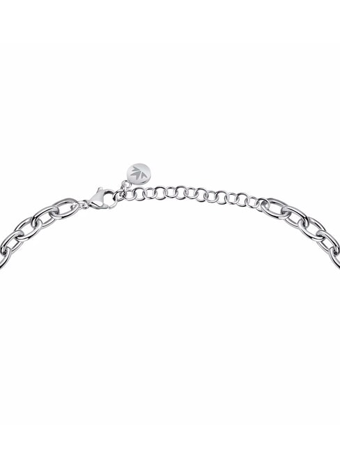 INCONTRI Collana con cuore e cristalli ACCIAIO - Collane