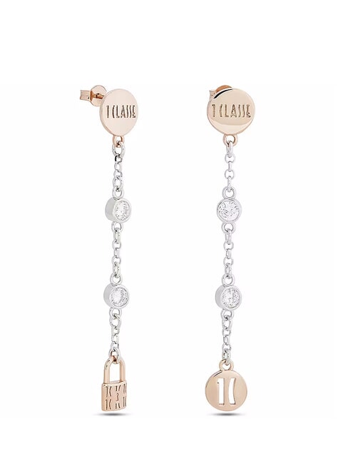 RAMBLA Orecchini lunghi in argento twotone - Orecchini