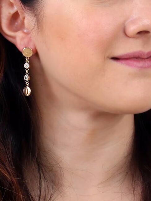 RAMBLA Orecchini lunghi in argento oro - Orecchini