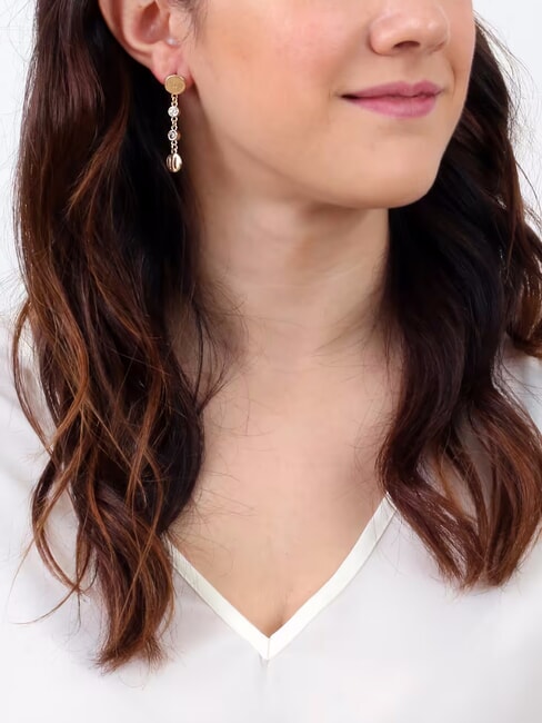 RAMBLA Orecchini lunghi in argento oro - Orecchini