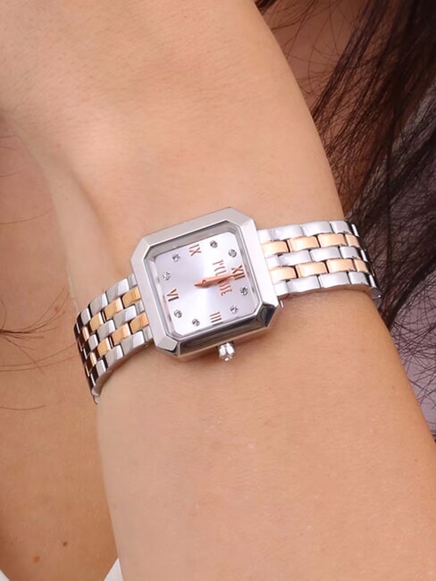 CORFU Orologio solo tempo in acciaio twotone - Orologi