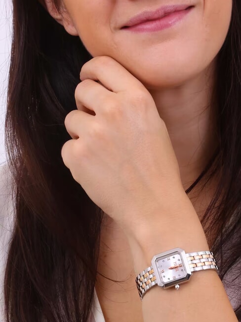 CORFU Orologio solo tempo in acciaio twotone - Orologi