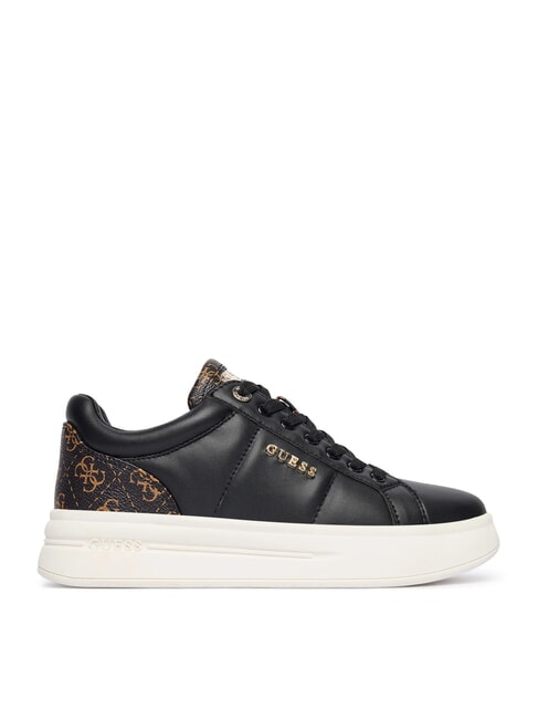 WELLI Sneakers in pelle BLACK BROWN - Scarpe Donna