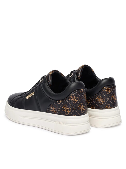 WELLI Sneakers in pelle BLACK BROWN - Scarpe Donna