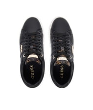 GUESS WELLI Sneakers in pelle BLACK BROWN - Scarpe Donna - 4