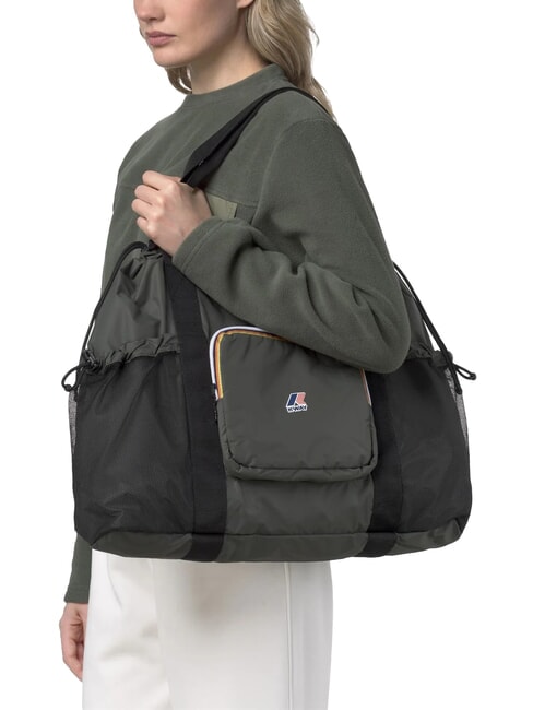 LE VRAI 4.0 JEANETTE Borsa tote a spalla ripiegabile green blackish - Borse Donna