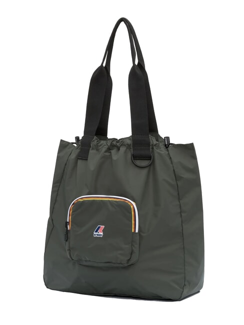 LE VRAI 4.0 VICTORINE Borsa shopping a spalla ripiegabile green blackish - Borse Donna