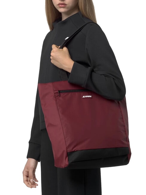 ELLIANT Borsa shopping con tasca red syrah - Borse Donna