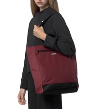 KWAY ELLIANT Borsa shopping con tasca red syrah - Borse Donna - 4
