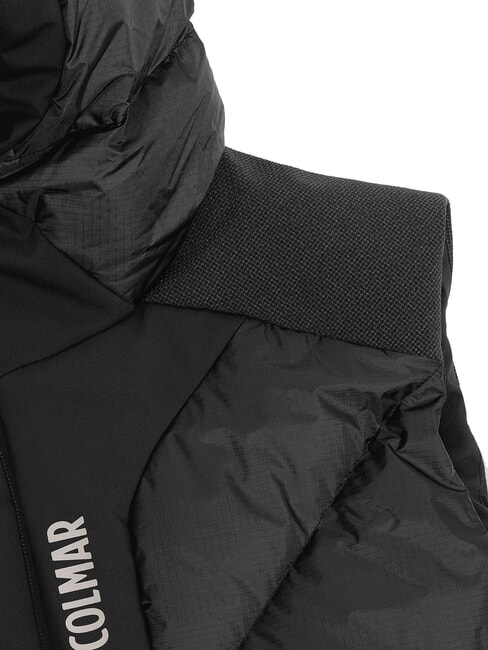 SCI MAGNETIC Gilet imbottito con cappuccio black - Giacche smanicate Uomo