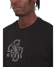 GUESS BASIC T-Shirt in cotone jetbla - T-shirt Uomo - 3