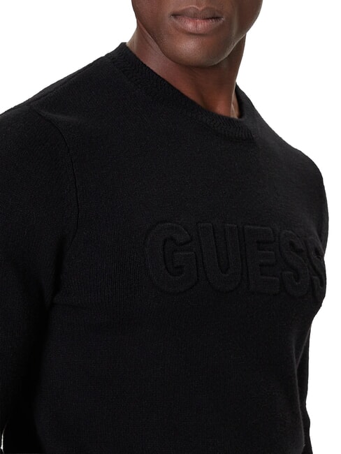 3D LOGO Maglione girocollo jetbla - Maglie Uomo