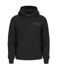 GUESS ZIP BASIC Felpa full zip con cappuccio jetbla - Felpe Uomo - 4
