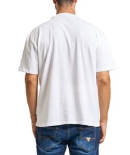 GUESS BASIC T-Shirt in cotone purwhite - T-shirt Uomo - 2