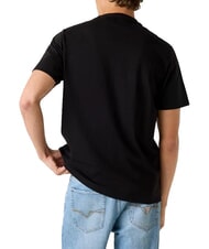 GUESS EMBROIDERY T-Shirt in cotone jetbla - T-shirt Uomo - 2