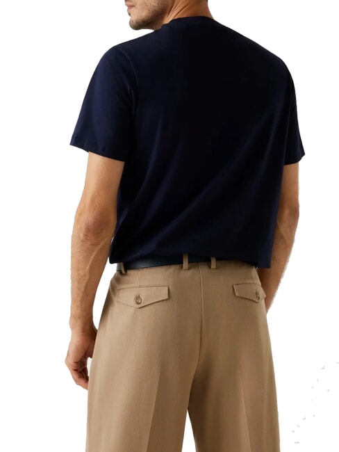 EMBROIDERY T-Shirt in cotone smartblue - T-shirt Uomo