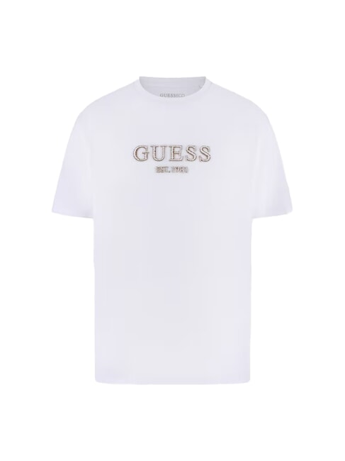 EMBROIDERY T-Shirt in cotone purwhite - T-shirt Uomo