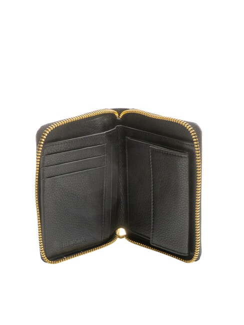 EDA Portafoglio medio in pelle zip around nero - Portafogli Donna