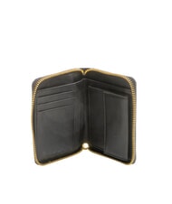 BIASIA EDA Portafoglio medio in pelle zip around nero - Portafogli Donna - 2