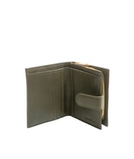 BIASIA EDA Portafoglio compatto in pelle muschio - Portafogli Donna - 2