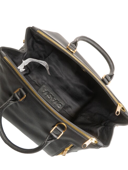 CRUSH Borsa a mano in pelle con tracolla nero - Borse Donna
