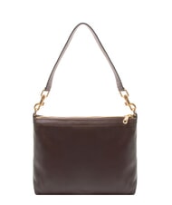 BIASIA WEAVE SMALL Borsa a spalla piccola in pelle con tracolla prugna - Borse Donna - 3