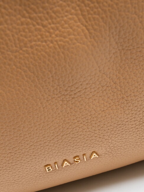 WEAVE Borsa sacca hobo in pelle camel - Borse Donna