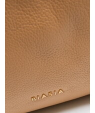 BIASIA WEAVE Borsa sacca hobo in pelle camel - Borse Donna - 3