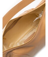 BIASIA WEAVE Borsa sacca hobo in pelle camel - Borse Donna - 5