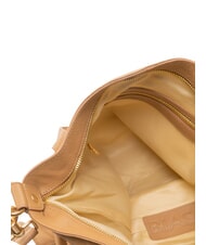 BIASIA WEAVE Borsa shopping in pelle con tracolla camel - Borse Donna - 4