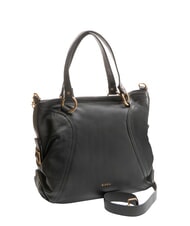 BIASIA WEAVE Borsa shopping in pelle con tracolla nero - Borse Donna - 2