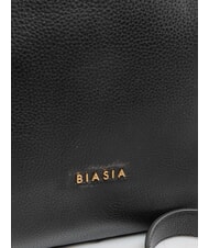BIASIA WEAVE Borsa shopping in pelle con tracolla nero - Borse Donna - 4