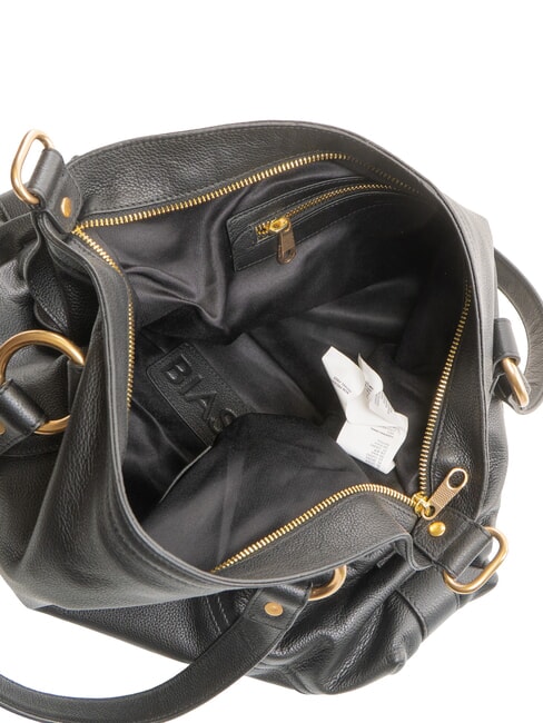 WEAVE Borsa shopping in pelle con tracolla nero - Borse Donna