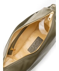BIASIA NOVEAU Borsa a spalla in pelle con tracolla muschio - Borse Donna - 5