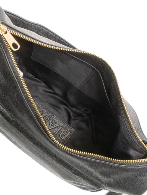 NOVEAU Borsa a spalla in pelle con tracolla nero - Borse Donna