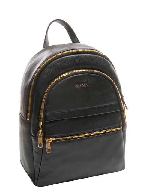 NOVEAU Zaino rotondo in pelle nero - Borse Donna