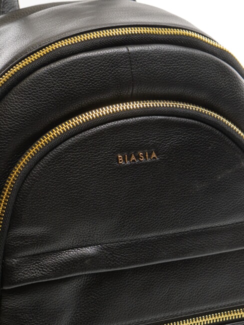 NOVEAU Zaino rotondo in pelle nero - Borse Donna