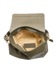 BIASIA NOVEAU Borsa a spalla in pelle con pattina muschio - Borse Donna - 5