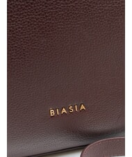BIASIA NOVEAU Borsa sacca in pelle con tracolla prugna - Borse Donna - 4