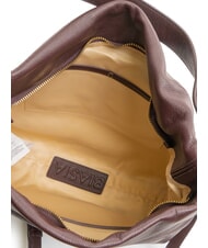 BIASIA NOVEAU Borsa sacca in pelle con tracolla prugna - Borse Donna - 5