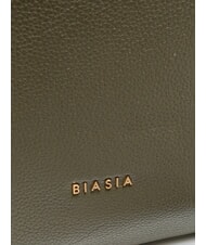 BIASIA NOVEAU Borsa sacca in pelle con tracolla muschio - Borse Donna - 4
