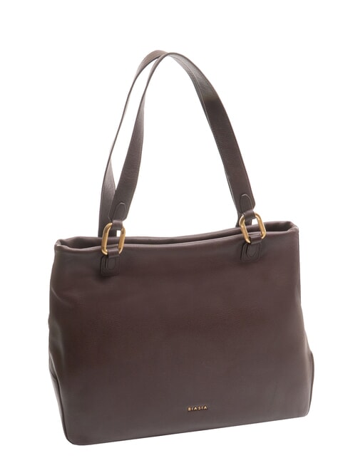 NOVEAU Borsa a spalla in pelle prugna - Borse Donna