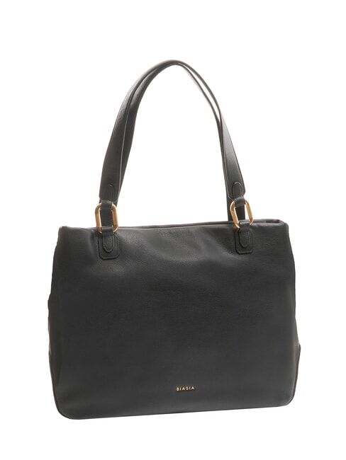 NOVEAU Borsa a spalla in pelle nero - Borse Donna