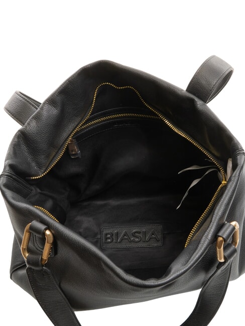 NOVEAU Borsa a spalla in pelle nero - Borse Donna