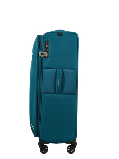 BASE BREEZE Trolley Grande, espandibile petrolblue - Trolley Semirigidi