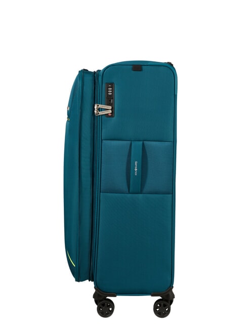 BASE BREEZE Trolley Grande, espandibile petrolblue - Trolley Semirigidi